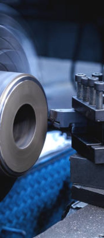Milling mechanical turning metal working process metal parts.-image